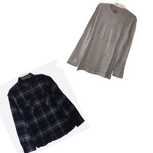 Jachs 2 Men’s Thermal and Flannel Shirts - Size XL
